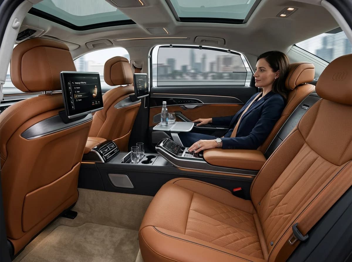 Audi A8 L Interior Cabin Lounge