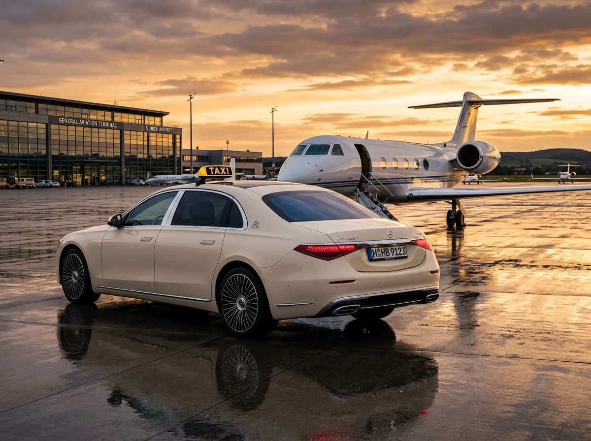 Kompass Flughafentransfer München MUC Chauffeur Service